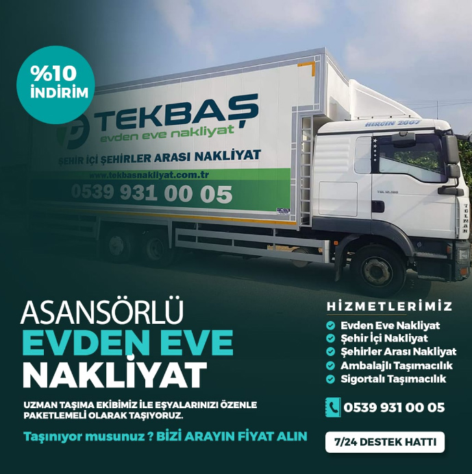 Adana Evden Eve Nakliyat ve Taşımacılık - Tekbaş Nakliyat